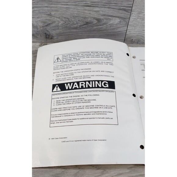 Case IH 1000420R2 M & MV Tractor Operators Manual Reprint - Picture 3 of 6